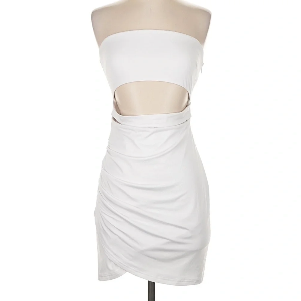 Superdown Nara Mini Dress in White Small  NEW - Picture 2 of 7